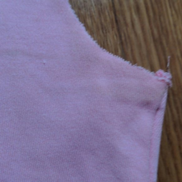 KLUTE FAIRY FAERIE DISTRESSED TANK TOP CUTOFF PINK FESTIVAL XS Y2K FAIRYCORE - Picture 5 of 6